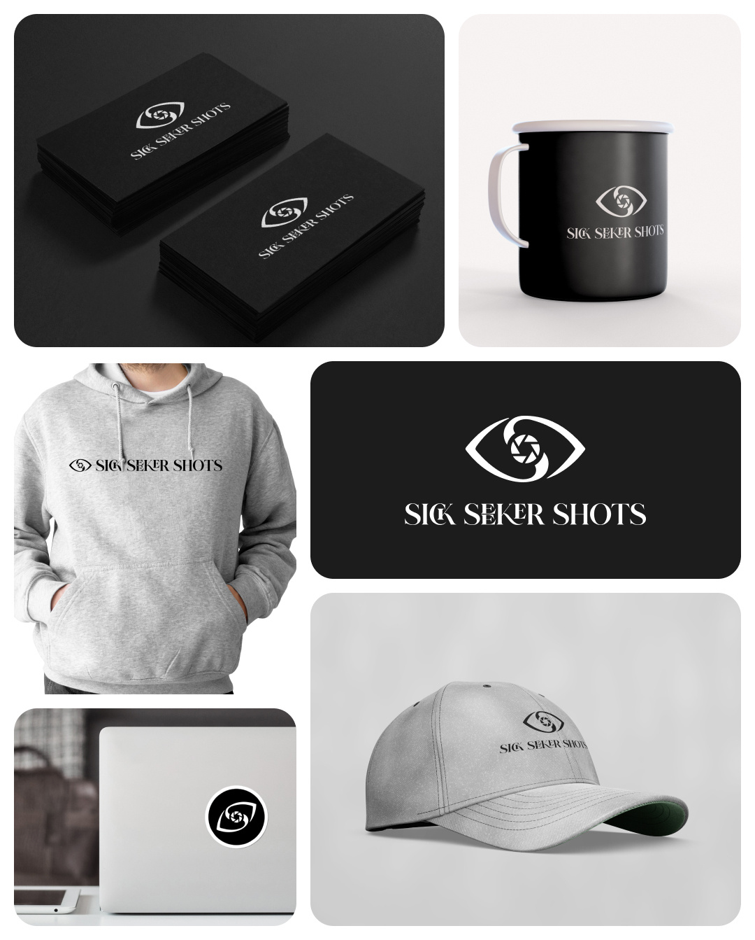 Sick Seeker Shots- VIS branding graphic design logo ui
