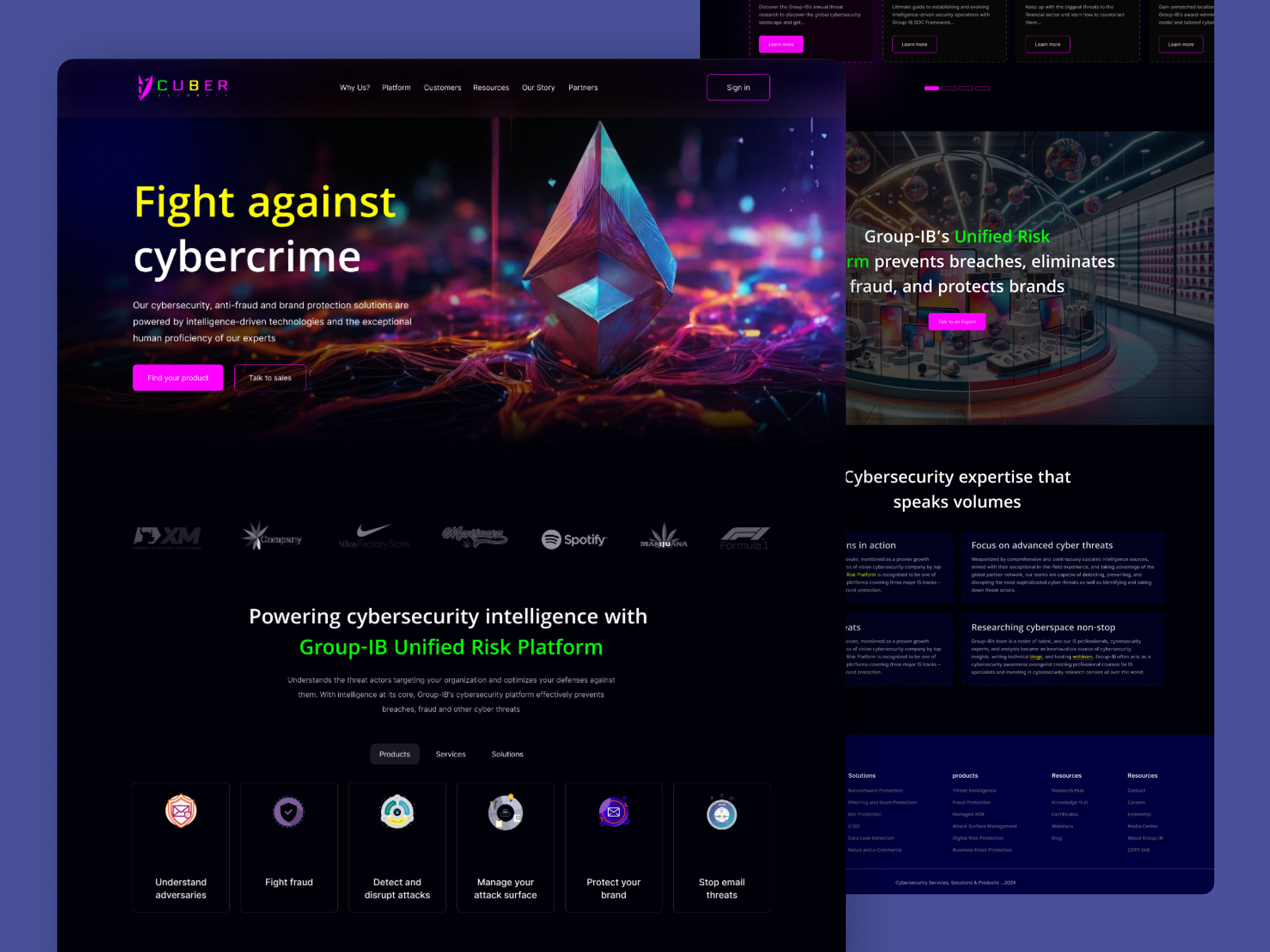 Example of Cybersecurity Services Solutions 