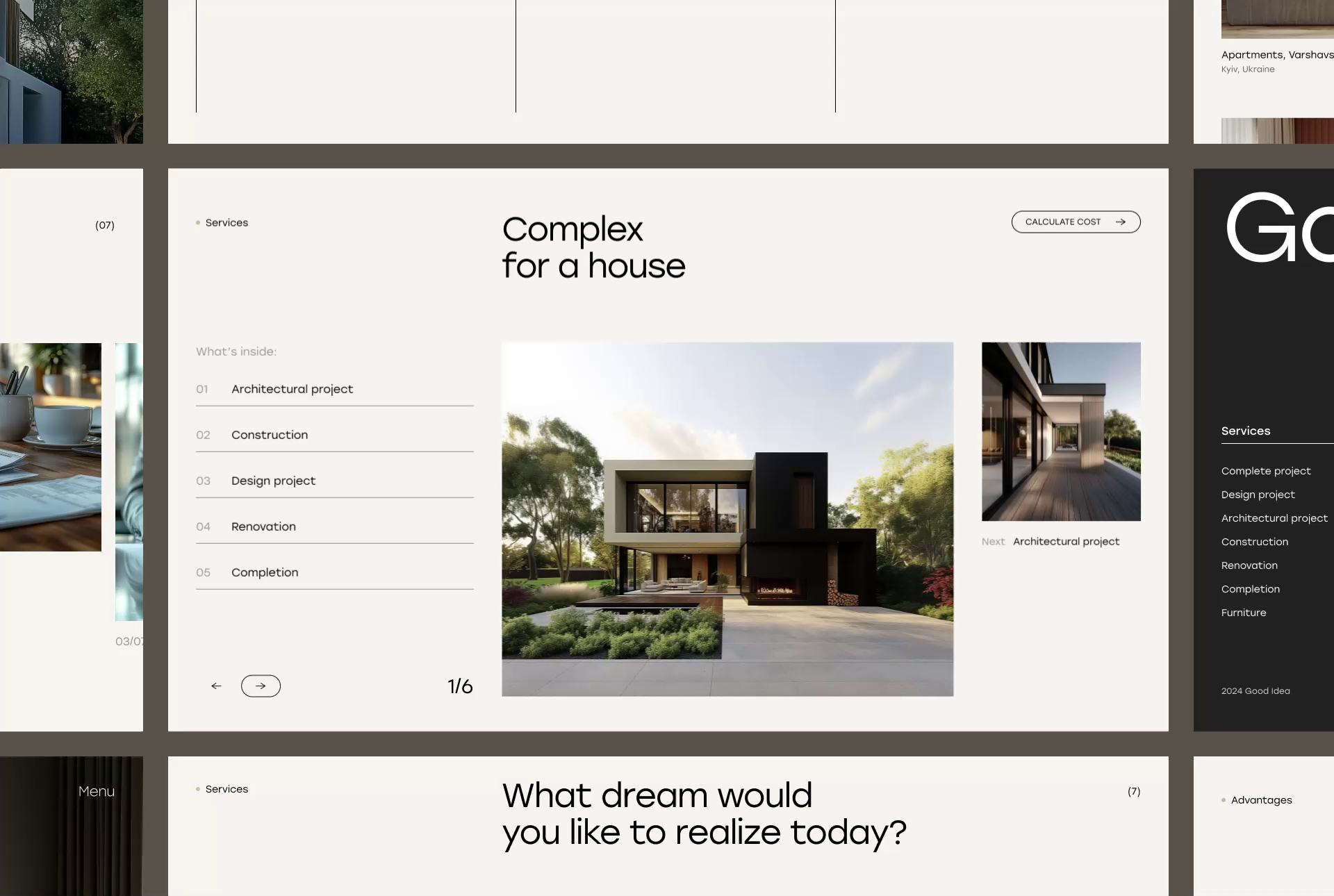 Example of Real Estate Website Design & Development