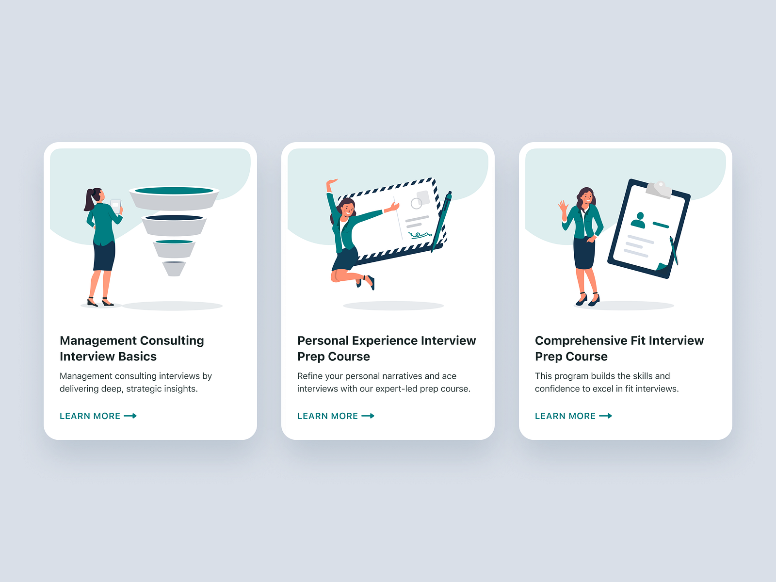 Illustrated Course Widgets By Vimal Tk For Stead On Dribbble
