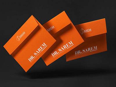 Envelope Design for Dr.Sarem branding design envelope graphic design typography