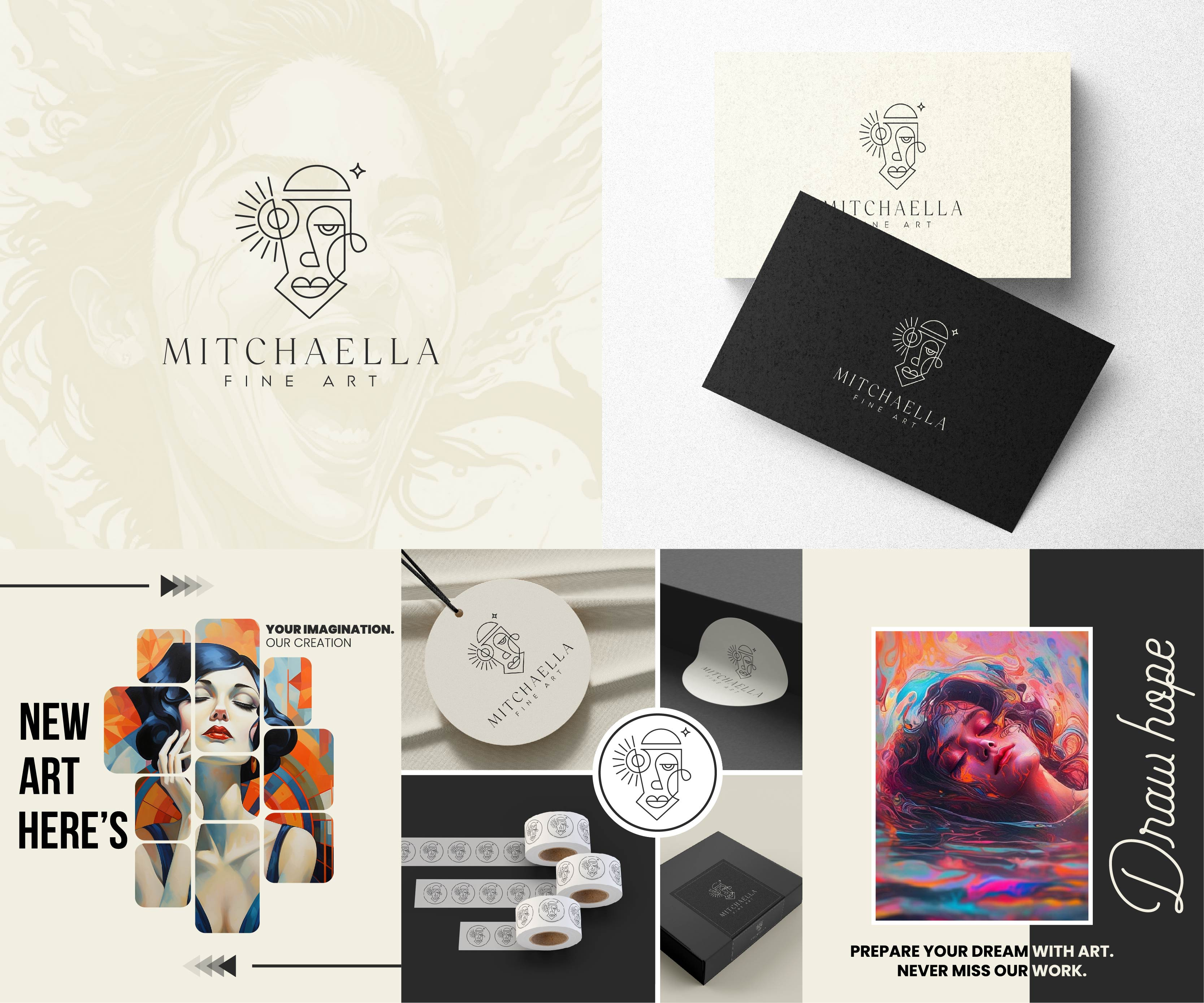 Example of Minimal Line Art Logo Design 