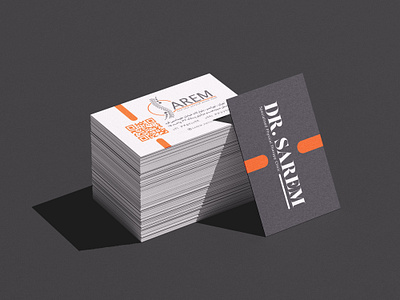 Visit Card for Dr.Sarem branding business card design design graphic design typography