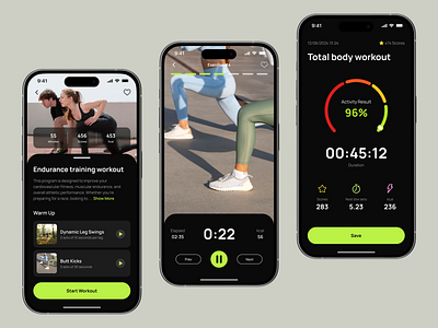 🚀 Introducing GymPro: Elevate Your Gym Experience! 🏋️‍♂️ app dark theme fitess gym gym experience kpi mobile app product design sport sport stats ui ux workout