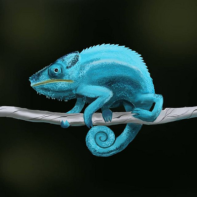 Chameleon 2d art animal art artwork character design digital 2d digital 2d art digital art drawing illustration