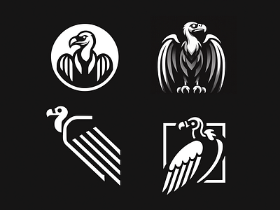 LOGO - VAUTOUR birds branding design graphic design icon identity illustration logo marks symbol ui vautour vulture