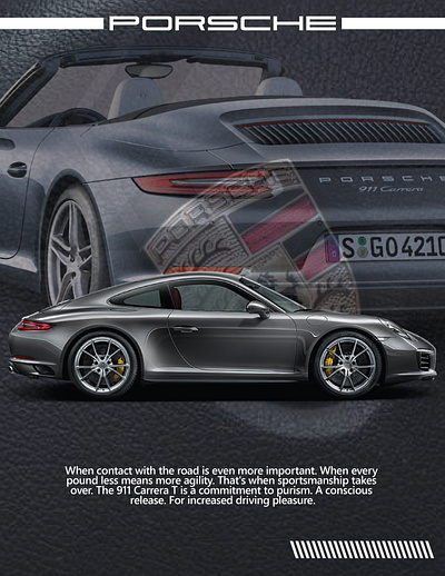 PORSCHE graphic design