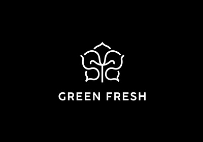 Grocery Logo - Green Fresh brand identity branding design designer graphic graphic design illustration logo type design typography vector visual