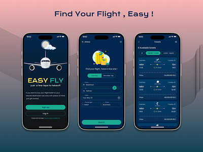 Flight Booking App Design/Concept appdesign branding flightbookingapp graphic design productdesign prototype uiuxdesign visualdesign