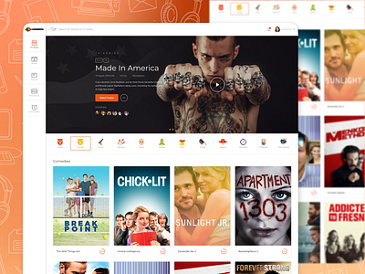 CARRMEDIA - Crafting a Cinematic Experience casestudy movies streaming tv shows ui uiux ux website wordpress