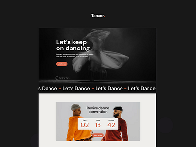 Tancer dance template figma design professional template responsive design seo optimized template ui design web designers webdesign webflow webflow design webflow designer webflow template webflow website website design website designers website template