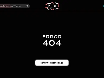 Daily UI Challenge 008 - Error 404 animation daily ui 008 daily ui challenge dvd error 404 error 404 page ui