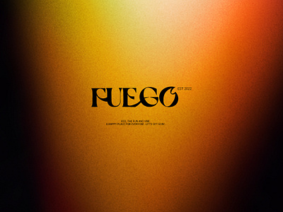 FUEGO LOGO DESIGN branding design design inspiration designwithclox graphic design illustration illustrator logo logotype party photoshop retro y2k