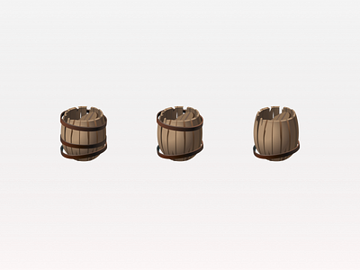 old barrel game icons graphic design illustration vector