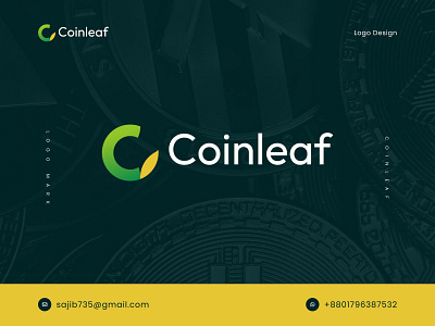 Crypto Coin | Logo and Brand Guidelines Design branding coin coin logo crypto crypto logo leaf logo logo design