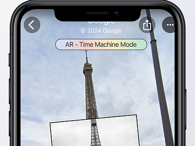 Google Maps - AR Time Machine app design product design product designer ui uxdesign