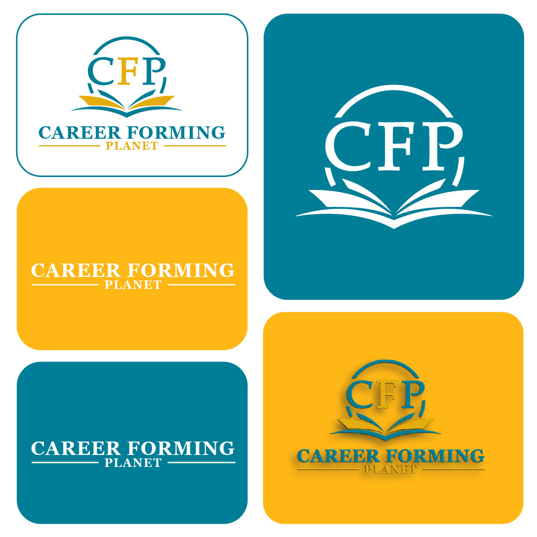 Career Forming Planet Logo Design by Akshat Jain on Dribbble, image size:1081x1080