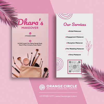 Business Card for Beauty Parlor business card graphic design marketing