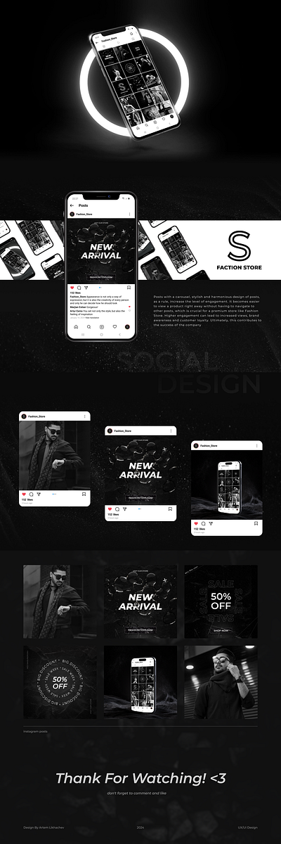 Faction Store | Design Branding | Social design 3d adobe photoshop brand brandidentity branding design figma graphic design identity illustration logo