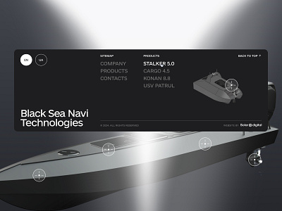 Unmanned Guided Vessels and Combat Boats - Landing Page part 2 3d boats graphic design interface landing landing page logo service ui unmanned boat ux uxui design web webdesign website website design