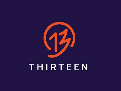 13 Thirteen Logo 13 logo logo logo design logo idea logos mark logo number logo text logo thirteen logo typography logo