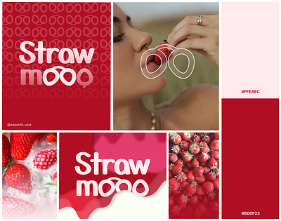 LOGO DESIGN: StrawMooo! brandidentity branding creative design designinspiration designtrends packaging dribbble graphic design logo logotype packaging socialmedia