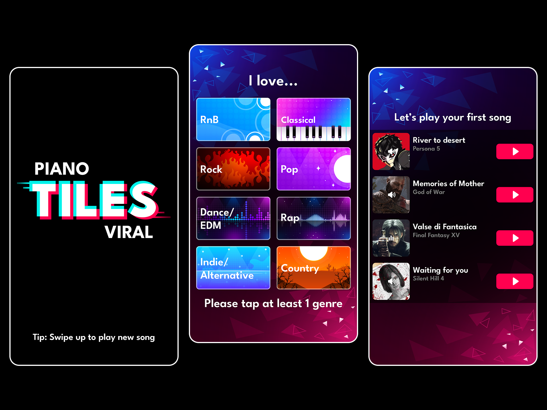 Piano Viral Tiles: UI/UX app game game ui game uiux magic tiles music music app music game music tiles piano piano app piano game piano tiles tiktok ui uiux