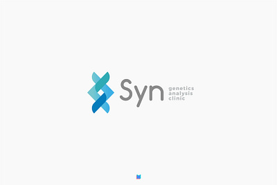 Syn logo template arrows brand direction dna dynamic modern movement