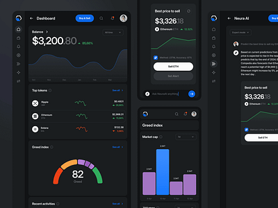 Neutrade – Crypto AI UI Kit ai analytics dashboard ai dashboard ai interface artificial intelligence ui blockchain app ui blockchain design crypto app design crypto assets ui crypto exchange template crypto portfolio crypto tracker crypto ui kit crypto wallet ui defi app ui digital currency ui financial app ui fintech dashboard fintech ui nft marketplace ui trading app design