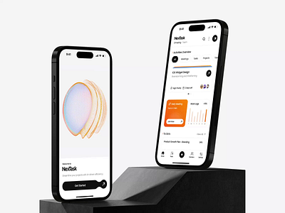 NexTask, AI Based Task Management ai ai assistant apple inteligence artificial inteligence micro interaction motion design open ai task management task manager voice assistant voice ui