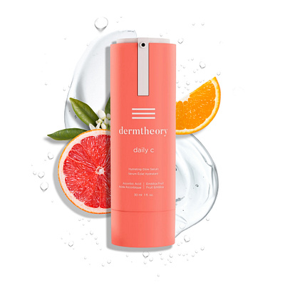 Sample Product Mockup for Dermtheory graphic design product mockup skincare