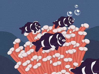 Undersea illustrations 🐟🐟🐟 design illustration seabed 🐟 fish