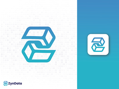 Zyndata Logo Design branding creative logo crypto data design gradient illustration logo logo design logo designer logos modern logo nft tech technology unique logo vector