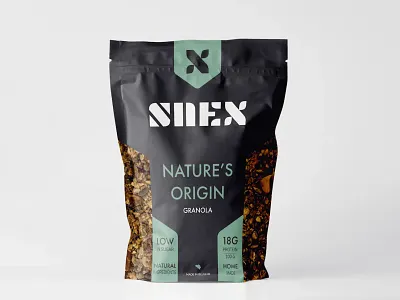 Branding + Web design for a granola webshop branding design food granola logo modern responsive typography ui ux web design