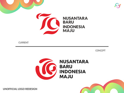 HUT RI 79 Logo Redesign (UNOFFICIAL) 79 birthday brand design brand designer celebrate hut ri 79 indonesia logo design logo designer logo idea logo inspiration logo redesign logomark logotype monogram number numeric nusantara republik indonesia zzoe iggi