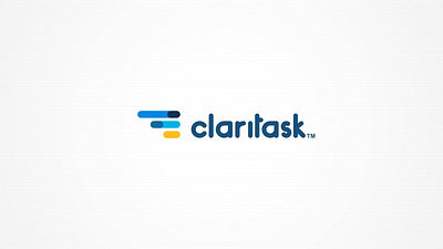 Claritask - Logo Animation 3d animation graphic design motion graphics