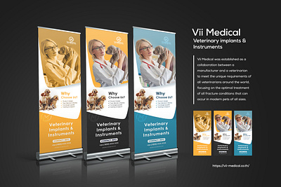 Rollup Banner Design banner banner design creative banner design design design concept dl flyer dl flyer template flyer design graphic design medicale banner modern banner design pet pet care pet care banner pet care doctor pet concept rollup banner social media social media post