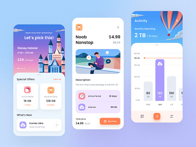 Provider Mobile App 💎 app dashboad design ui ui design ux web