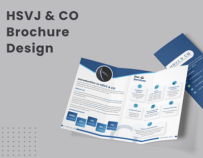 HSVJ & CO Brochure Design branding ui