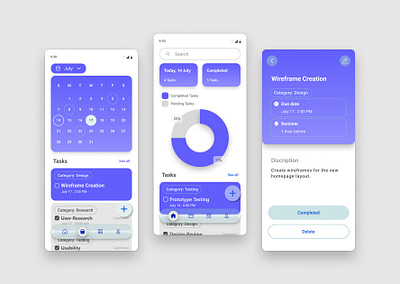 To-Do App Design design figma prototyping ui ui design user interface ux