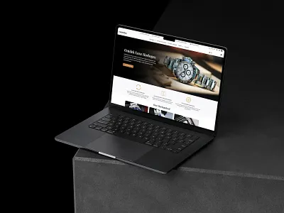 Luxury watch webshop design high end luxury ui ux watch webshop web design