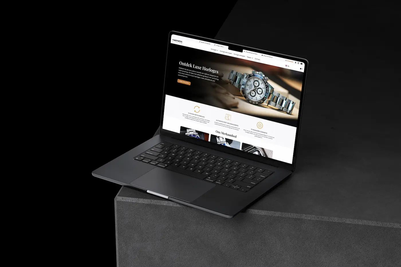 Example of Website Design & Development