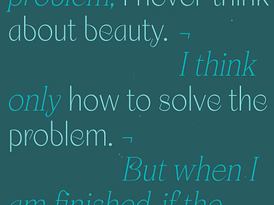 When working on a problem buckminster fuller design graphic design poster quote texture typography