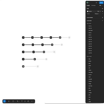 🆕 Mono-styled stepper component in Figma branding design design system figma interface ui ui kit ux