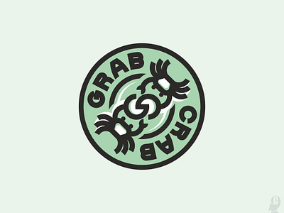 GRAB-CRAB crab emblem grab