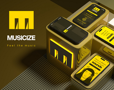 Music app design (UI/UX) 3d adobe xd app design graphic design illustrations interface logo design mobile app music app music app design ui ui design uiux user experience user interface ux