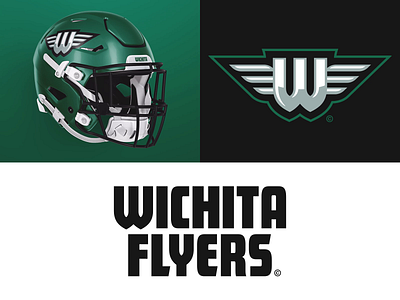 26/32 – Wichita Flyers airplane branding design flyers football graphic design illustration kansas logo sports sports branding typography w wichita