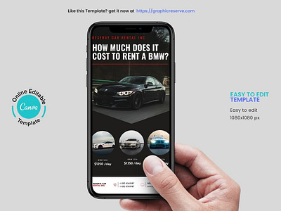 Care Rental Facebook Instagram Story Canva Design canva instagram story car rental banner car rental digital marketing ad car rental facebook story car rental instagram story car rental social media banner car rental social media post luxury car rental luxury car rental advertisement