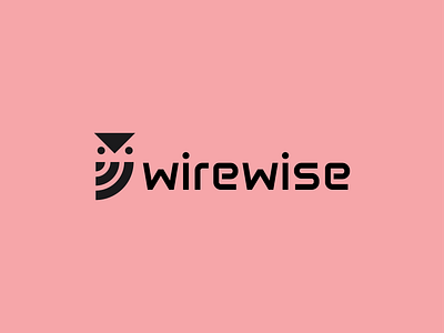 wirewise,wireless,wise bird branding internet logo owl stream streaming technology wifi wireless