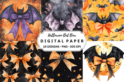 Halloween Bat Bow Background mugs